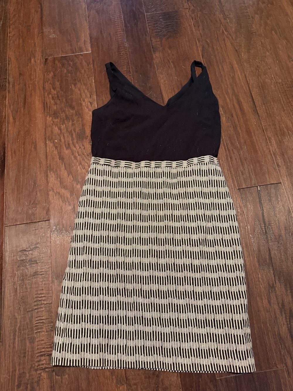 LOFT Navy Sleeveless Shift Dress